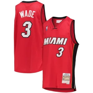 Robusto Delizioso Lussuoso Dwyane Wade Miami Heat Youth 2005/06 Hardwood Classics Swingman Jersey Red  per i Fan Veri