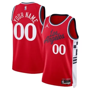 Delizioso Fantastico Raffinato LA Clippers Jordan Brand Unisex 2024/25 Custom Swingman Jersey Statement Edition Red  per i Fan Veri