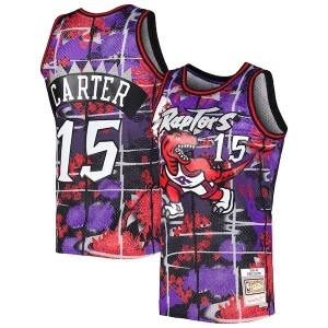 Moderno Vince Carter Toronto Raptors 1998/99 Hardwood Classics Lunar New Year Swingman Jersey Purple  per i Fan Veri