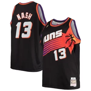 Classico Steve Nash Phoenix Suns 1996/97 Big & Tall Hardwood Classics Swingman Jersey Black/White  per i Fan Veri