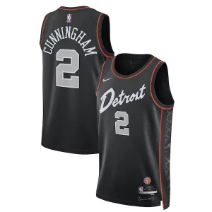 Meraviglioso Pratico Fascinante Cade Cunningham Detroit Pistons Nike Unisex 2023/24 Swingman Jersey Black City Edition  per i Fan Veri