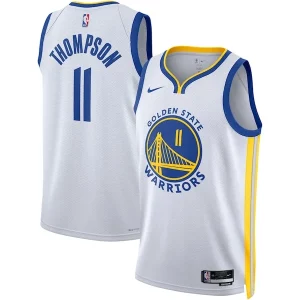 Comodo Klay Thompson Golden State Warriors Nike Unisex Swingman Jersey Association Edition White/Royal  per i Fan Veri