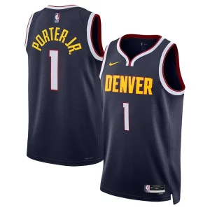 Accattivante Sofisticato Michael Porter Jr. Denver Nuggets Nike Unisex Swingman Jersey Association Edition Navy  per i Fan Veri