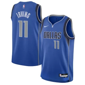 Trendy Kyrie Irving Dallas Mavericks Nike Youth Swingman Jersey Icon Edition Blue  per i Fan Veri