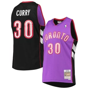 Eccezionale Dell Curry Toronto Raptors 2001/02 Hardwood Classics Swingman Jersey Purple  per i Fan Veri
