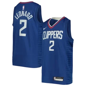 Classico Attraente Kawhi Leonard LA Clippers Nike Youth Swingman Jersey Icon Edition Royal/White  per i Fan Veri