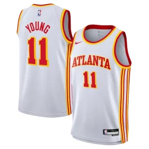 Comodo Trae Young Atlanta Hawks Nike Youth Swingman Jersey Association Edition White  per i Fan Veri