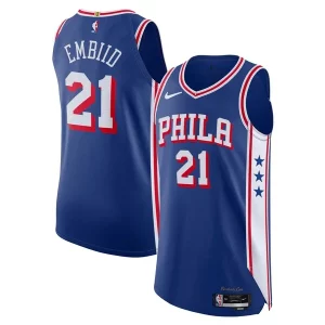 Comodo Pratico Fascinante Joel Embiid Philadelphia 76ers Nike Authentic Jersey Association Edition Royal  per i Fan Veri