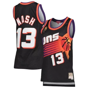 Fantastico Accattivante Steve Nash Phoenix Suns Women's Hardwood Classics Swingman Jersey Black  per i Fan Veri