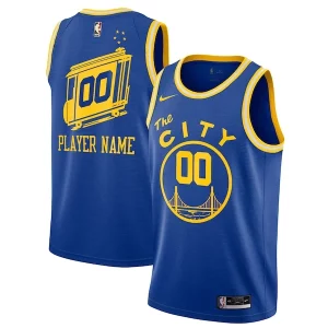Fantastico Ottimo Golden State Warriors Nike 2020/21 Hardwood Classics Swingman Custom Jersey Blue  per i Fan Veri