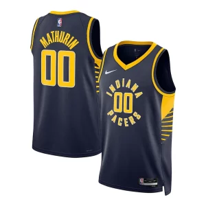 Fascinante Trendy Pratico Bennedict Mathurin Indiana Pacers Nike Unisex Swingman Jersey Association Edition Navy  per i Fan Veri