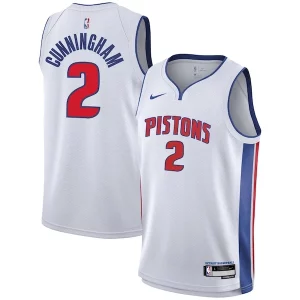 Carino Moderno Cade Cunningham Detroit Pistons Nike Youth Swingman Jersey Association Edition White  per i Fan Veri