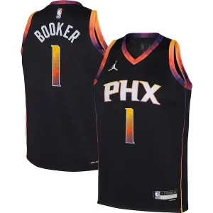 Carino Robusto Devin Booker Phoenix Suns Jordan Brand Youth Swingman Jersey Statement Edition Black  per i Fan Veri