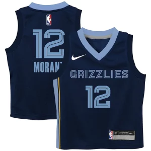 Cool Ja Morant Memphis Grizzlies Nike Preschool Swingman Player Jersey Icon Edition Navy  per i Fan Veri