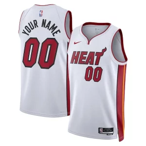 Comodo Miami Heat Nike Unisex Swingman Custom Jersey White Association Edition  per i Fan Veri