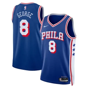 Eccezionale Bellissimo Duraturo Paul George Philadelphia 76ers Nike Unisex 2024 Offseason Addition Nike Swingman Jersey Royal  per i Fan Veri
