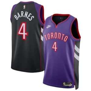 Ottimo Sofisticato Resistente Scottie Barnes Toronto Raptors Nike Unisex 2024/25 Swingman Jersey Purple Classic Edition  per i Fan Veri