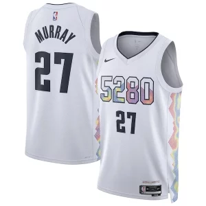 Fascinante Duraturo Delizioso Jamal Murray Denver Nuggets Nike Unisex 2024/25 Swingman Player Jersey City Edition White  per i Fan Veri