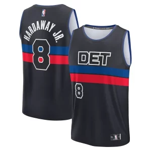 Versatile Cool Tim Hardaway Jr. Detroit Pistons Youth Fast Break Player Jersey Statement Edition Black  per i Fan Veri