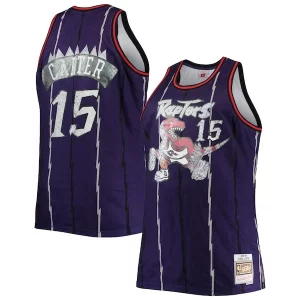 Bellissimo Vince Carter Toronto Raptors Big & Tall 1998/99 NBA 75th Anniversary Diamond Swingman Jersey Purple  per i Fan Veri