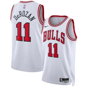 Eccezionale Magnifico DeMar DeRozan Chicago Bulls Nike Unisex Swingman Jersey Association Edition White/Red  per i Fan Veri