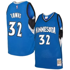 Duraturo Versatile Karl Anthony Towns Minnesota Timberwolves 2015/16 Swingman Jersey Blue  per i Fan Veri