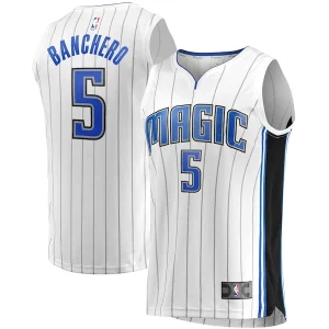Fascinante Lussuoso Robusto Paolo Banchero Orlando Magic Fast Break Association Jersey White  per i Fan Veri