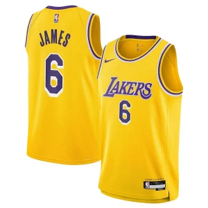 Magnifico LeBron James Los Angeles Lakers Nike Youth Swingman Jersey Icon Edition Gold  per i Fan Veri