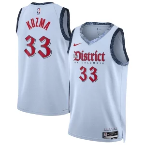 Fantastico Raffinato Kyle Kuzma Washington Wizards Nike Unisex 2024/25 Swingman Player Jersey City Edition Powder Blue  per i Fan Veri