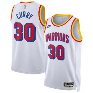 Moderno Stephen Curry Golden State Warriors Nike Unisex 2024/25 Swingman Jersey White Classic Edition  per i Fan Veri