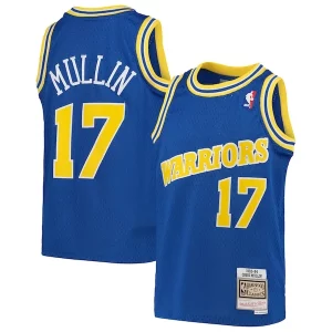 Pratico Chris Mullin Golden State Warriors Youth 1993/94 Hardwood Classics Swingman Jersey Royal  per i Fan Veri