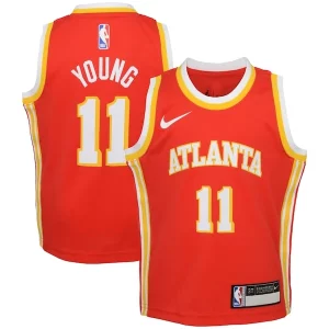 Eccezionale Versatile Trae Young Atlanta Hawks Nike Toddler Swingman Player Jersey Icon Edition Red  per i Fan Veri