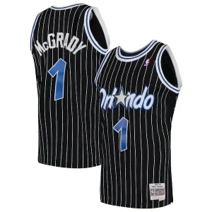 Moderno Tracy McGrady Orlando Magic Hardwood Classics Swingman Jersey Black/Blue  per i Fan Veri