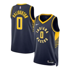 Pratico Tyrese Haliburton Indiana Pacers Nike Unisex Swingman Jersey Icon Edition Navy  per i Fan Veri