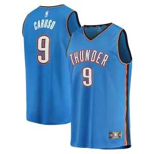 Attraente Splendido Ottimo Alex Caruso Oklahoma City Thunder Youth Fast Break Replica Player Jersey Icon Edition Blue  per i Fan Veri