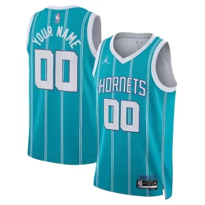 Pratico Charlotte Hornets Jordan Brand Unisex Swingman Custom Jersey Teal Icon Edition  per i Fan Veri