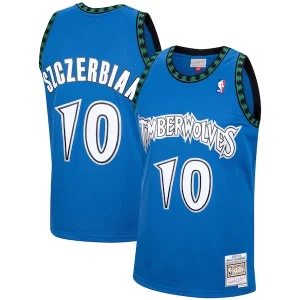Elegante Eccezionale Stupendo Wally Szczerbiak Minnesota Timberwolves 2001/02 Hardwood Classics Swingman Jersey Blue  per i Fan Veri