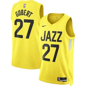Carino Fantastico Rudy Gobert Utah Jazz Nike Unisex Swingman Jersey Icon Edition Gold  per i Fan Veri