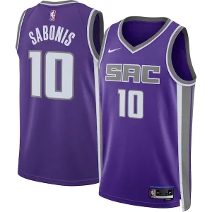 Meraviglioso Magnifico Duraturo Domantas Sabonis Sacramento Kings Nike Unisex Swingman Jersey Icon Edition Purple  per i Fan Veri