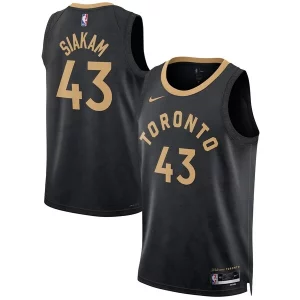 Eccezionale Trendy Elegante Pascal Siakam Toronto Raptors Nike Unisex 2022/23 Swingman Jersey City Edition Black  per i Fan Veri