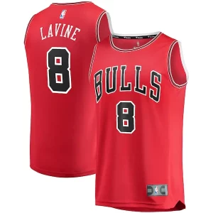 Splendido Elegante Incantevole Zach LaVine Chicago Bulls Youth Fast Break Replica Player Jersey Icon Edition Red  per i Fan Veri