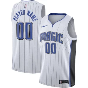 Raffinato Orlando Magic Nike 2020/21 Swingman Custom Jersey Association Edition White  per i Fan Veri