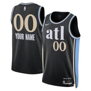 Duraturo Stupendo Gorgeous Atlanta Hawks Nike Unisex 2023/24 Custom Swingman Jersey Black City Edition  per i Fan Veri