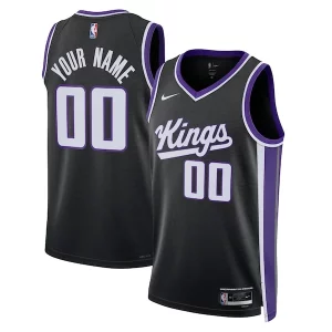 Delizioso Fascinante Sacramento Kings Nike Unisex Swingman Custom Jersey Icon Edition Black  per i Fan Veri
