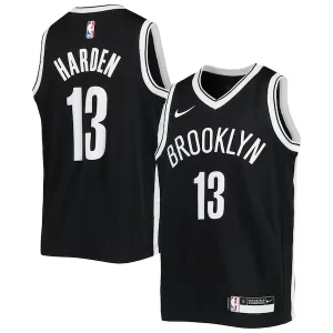 Prestigioso James Harden Brooklyn Nets Nike Youth Swingman Jersey Icon Edition Black  per i Fan Veri