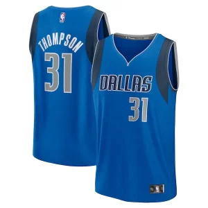 Bellissimo Klay Thompson Dallas Mavericks Youth Fast Break Replica Player Jersey Icon Edition Blue  per i Fan Veri