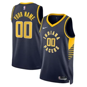 Pratico Delizioso Raffinato Indiana Pacers Nike Unisex 2022/23 Swingman Custom Jersey Navy Icon Edition  per i Fan Veri