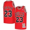 Pratico Michael Jordan Chicago Bulls Youth Hardwood Classics 1997/98 Authentic Jersey Red  per i Fan Veri