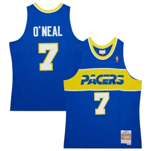 Delizioso Jermaine O'Neal Indiana Pacers 2004/05 Hardwood Classics Swingman Jersey Royal  per i Fan Veri