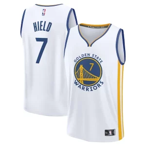 Resistente Accattivante Buddy Hield Golden State Warriors Fast Break Replica Player Jersey Association Edition White  per i Fan Veri